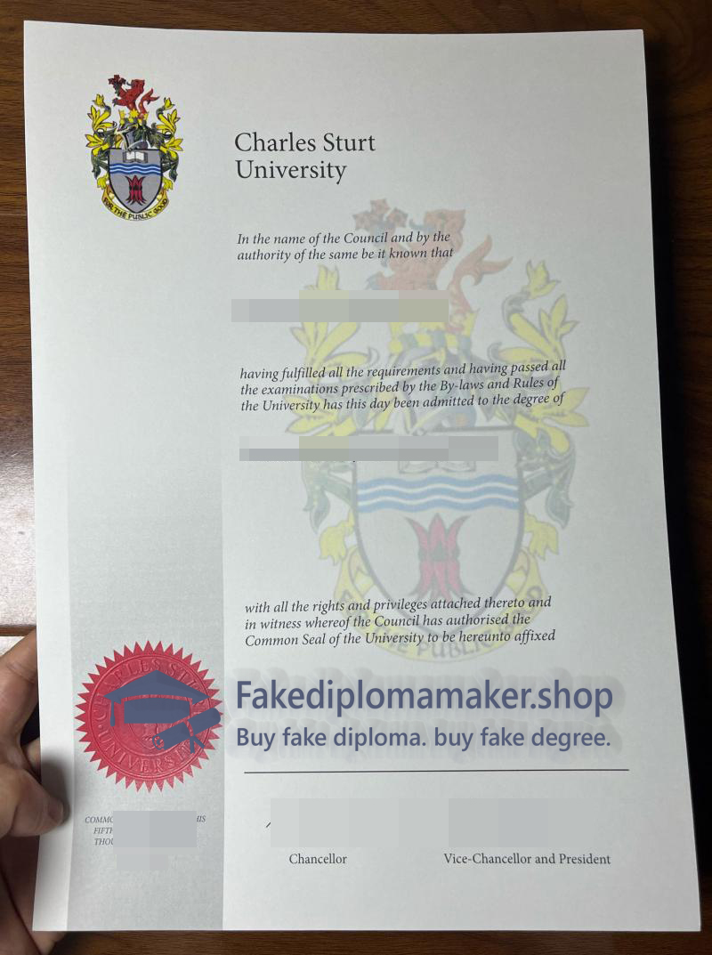 Charles Sturt University diploma