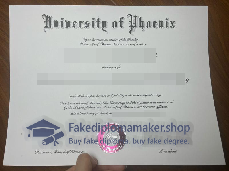 University of Phoenix degree