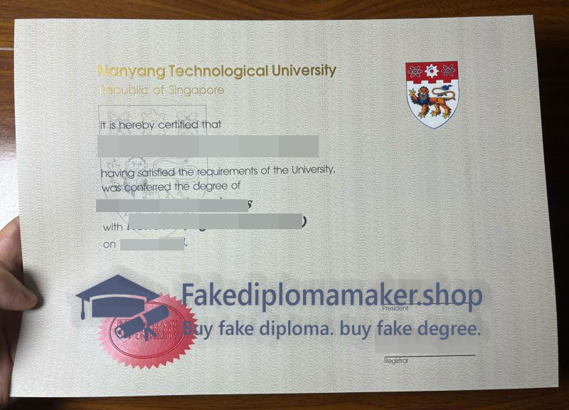 Nanyang Technological University diploma
