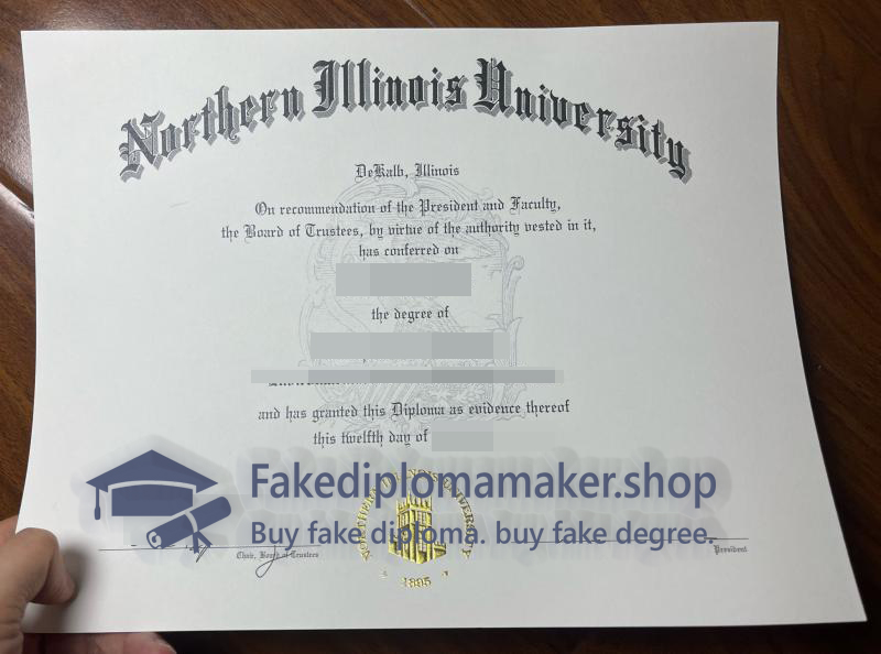 Northern Illinois University diploma