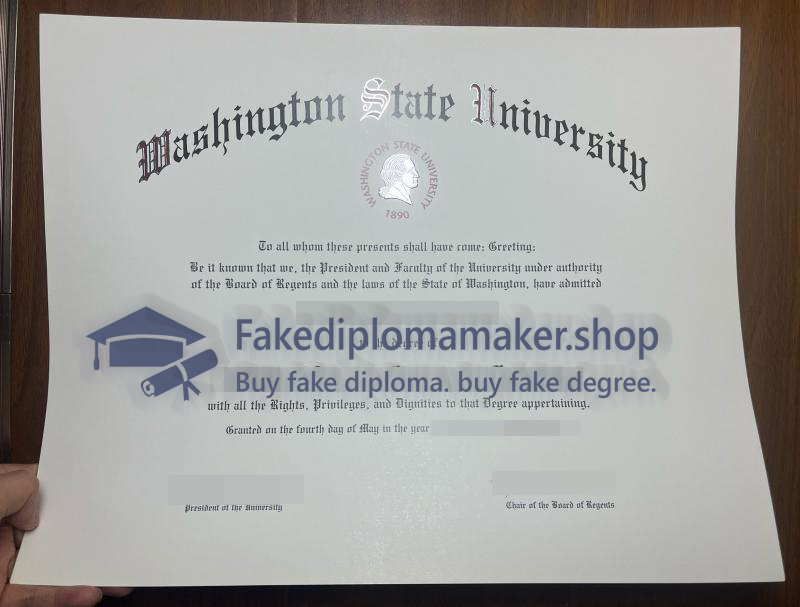 Washington State University degree